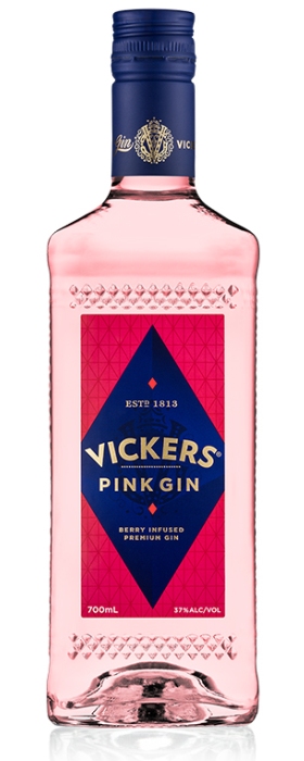 Vickers Pink Gin 700ml 
